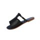 thumbnail image 1 of Zapatos Negros de Mujer de Moda Y Versátil Color Sólido Peep-Toe Plus Tamaño Primavera Y Verano Estilo Moderno Y Cómodo Open-Toe Zapatillas Planas Zapatos de Trabajo Blancos, 1 of 9
