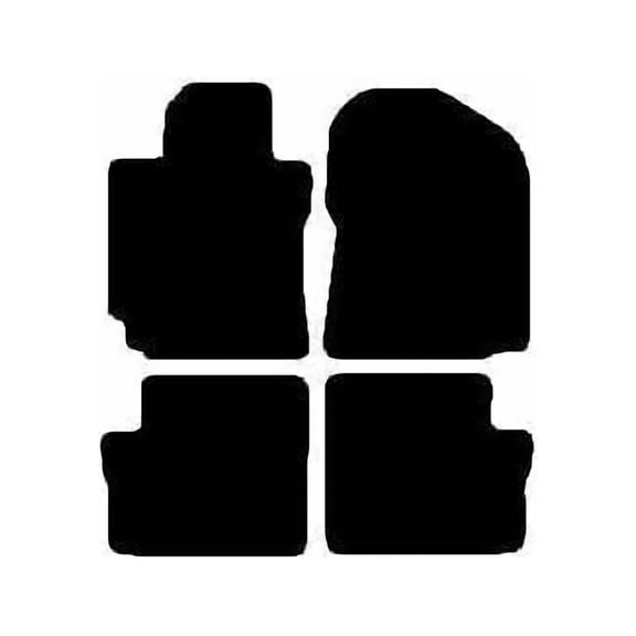 Auto Mats and Accessories 4 Piece Set Custom Carpeted Floor Mats Compatible with 2003-2008 Pontiac Vibe (Black) Made in the USA