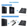 thumbnail image 4 of Base Vertical Enfriadora Cargador Controles Ps4 Slim Y Pro, 4 of 4