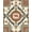 Multicolor, variant on ODIKA Border Motif Mens Decorations Reindeer Cabin Cowboy Southwestern Playful Non-Slip Chair-Friendly for Home Office, Gaming Room, Under Desk