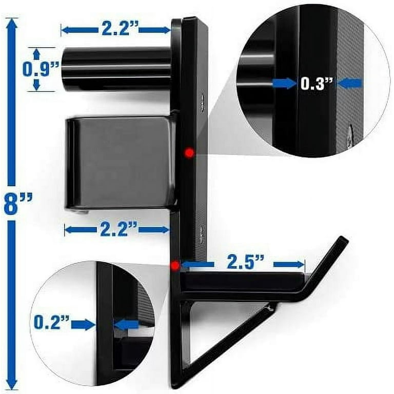 Yes4All 2x2 J-Hook Barbell Power Rack Pair