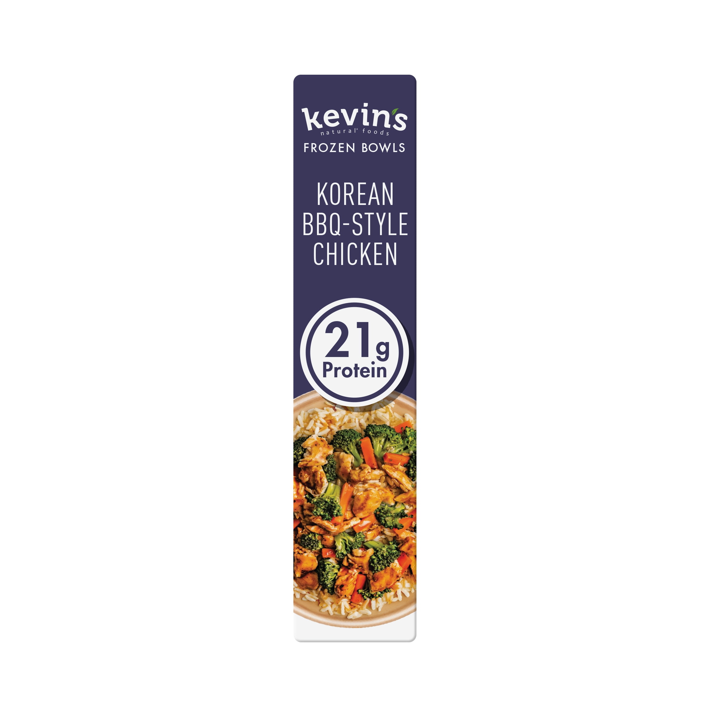 Kevin's Natural Foods Korean BBQ-Style Chicken, Frozen, 9.5 oz Bowl