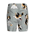 thumbnail image 2 of Lsque Funny Beagle Active Dog Mens Sleep Pajama Shorts,Short Pajama Pants, Cotton Ultra-Soft Knit-Small, 2 of 9