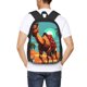 thumbnail image 4 of Fotbe Cool Camel Oasis Vibes Mochila para Hombre y Mujer - Tela Oxford 600D Resistente - Mochila Impermeable de Gran Capacidad para Escuela, Viajes y Senderismo, 4 of 6