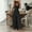 Black, variant on Women's Solid Color V-Neck Wide Leg Jumpsuit with Adjustable Straps Back Tie Backless Design Summer Vacation Wear Yellow，L