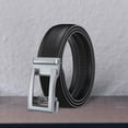 thumbnail image 6 of Men Belt Stylish Business Casual Belt for Shirt Uniform Clothing Accessories Black, 6 of 8
