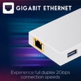 thumbnail image 4 of TRENDnet TUC-ETGH3 USB-C to Gigabit Ethernet Adapter + USB Hub, 4 of 12