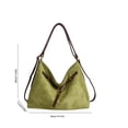 thumbnail image 3 of SIYTUAU Convertible Tote Bag Large Capacity Suede Design With Shoulder And Backpack Carry Options For Women Travel, 3 of 7