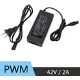 thumbnail image 2 of 42V 2A Power Adapter 3-Prong Fast Replacement Battery Charger for 36V Lithium Battery Power Supply Adaptor, 2 of 7