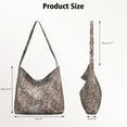 thumbnail image 3 of Women's Leopard Print Crossbody Bag Lightweight Adjustable Shoulder Purse Spacious Multi-Pocket Casual Tote, 3 of 4