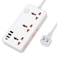 thumbnail image 2 of Huntkey 100W Desktop Charging Station With 3 AC Outlets & USB Ports - 5ft Cord For Home Office Travel 2 of 9