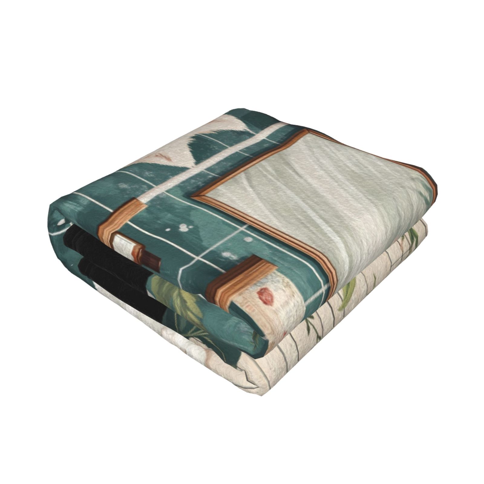 Throw Blanket for Couch - Dog in Tropical Bathtub Soft Comfy Lightweight Cozy Warm Throw Blanket, Fuzzy Plush Flannel Blanket & Throws for Sofa and Bed All Season
