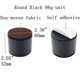 thumbnail image 2 of Elevadores autoadhesivos para cama y muebles de 2", elevadores para muebles, elevadores de cama de acero para muebles pesados, redondos negros de 60x52mm, 2 of 5
