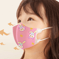 thumbnail image 2 of 50 piezas de mascarillas desechables para niños envueltas individualmente 3, 2 of 5