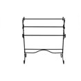 thumbnail image 1 of Benzara BM72794 Spacious Metal Blanket Rack with Three Bars, Black, 1 of 1