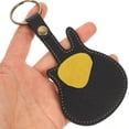 thumbnail image 2 of Miangastore Plectrum Case Guitar Picks Storage Bag Pu Leather Black 1Set 4.4x2.8in, 2 of 8