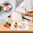 thumbnail image 4 of Ryvnso Peach Flowers Dish Drying Mat for Kitchen Countertop 18x24 Large Dish Pad Drainer Rack Dish Sink Mats, 4 of 7