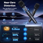 JYX Karaoke Machine for Adult, Portable Bluetooth Karaoke Speaker with 2 Microphones, Singing Party Speaker with Dj Lights for Outdoor, Home