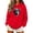 A02-Red, variant on LEKWK Womens Hoodies Funny Animal Graphic Long Sleeve Cute Athletic Tops Long Sleeve Drawstring Cozy Fall Sweatshirt with Pocket