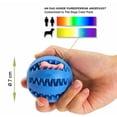 thumbnail image 3 of Dog Ball With Dental Care Function Knobs Dog Toy Made Of Natural Rubber - Robust Dog Ball ø 7cm - Dog Play Ball For Large And Small Dogs - Chew Toy Made Of Natural Rubber For Treats, 3 of 6