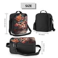 thumbnail image 2 of Hirioo Flower Crown Cat for Insulated Lunch Bag with Adjustable Shoulder Strap for Work, School, Travel and Picnics, Leakproof and Eco-Friendly, 2 of 8