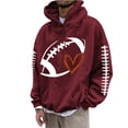 thumbnail image 4 of Sudadera con capucha para hombre, sudadera con capucha de moda, jersey estampado, manga larga, bolsillos, sudadera con capucha, blusa de poliéster para hombre, 4 of 6