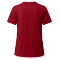 thumbnail image 5 of CHOK Offres Cyber&Monday Hauts d'Été pour Femmes T-Shirts Amples Patchwork pour Femmes Blouses et Hauts en Dentelle Florale Tendance Tunique à Manches Courtes Col Rond Grandes Tailles pour Femmes, 5 of 5
