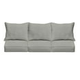 thumbnail image 3 of Sorra Home  Outdura Solid Indoor/Outdoor Corded Pillow and Cushion Sofa Set 23 in x 27 in x 5 in - ETC Smoke, 3 of 5