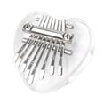 thumbnail image 1 of Mini Thumb Piano 8 Keys Kalimba Portable Finger Piano Mahogany Instrument, 1 of 8