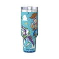 thumbnail image 2 of Woody Buzz Story Bouteille d'Eau 40oz Ice Bully avec Poignée Paille de Bouteille Sport Isolée en Acier Inoxydable Réutilisable Étanche Gobelet de Voiture, 2 of 9