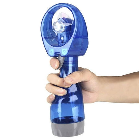 Portable Battery-operated Handheld Water Misting Fan (Color May