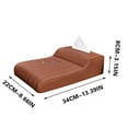 thumbnail image 2 of Car Armrest Paper Storage Box Pad Cotton Armrest Box Height Pad With Tissue Box Armrest Cover Tissue Box To Complement The Car Interior Tissue Boxes, 2 of 3