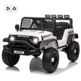 thumbnail image 1 of 12V Kids Electric Ride On Truck with Remote Control Ride On Toy for Toddler Boys & Girls Bluetooth Music Player LED Lights, 1 of 10
