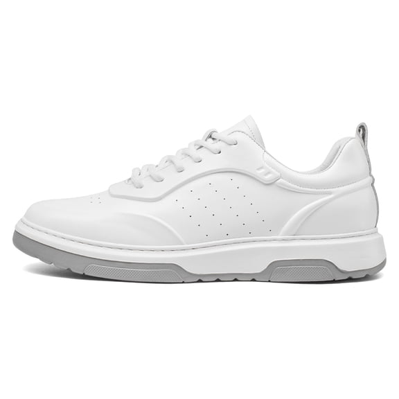 CMR CHAMARIPA elevator sneakers - height increasing sports shoes - casual men's low white sneakers 6CM / 2.36 inches