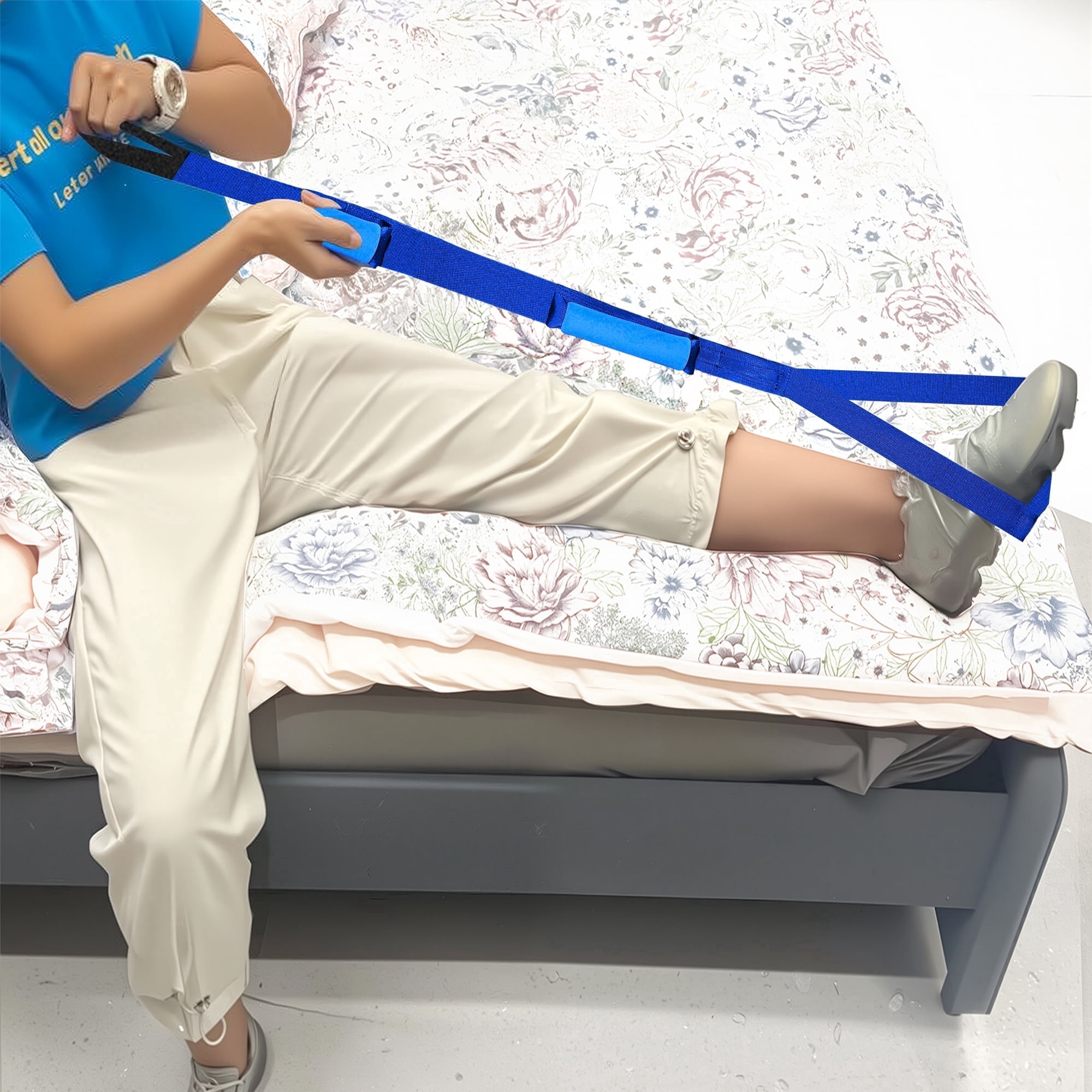42 Inch Leg Lifter,Leg Lifter After Hip Replacement with Large Foot Loop,Mobility Aid for Disables and Elderly,Leg Lifter Strap for Knee Replacement Recovery Aids
