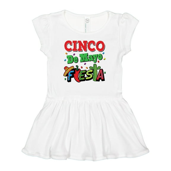 Inktastic Cinco de Mayo Fiesta Party Girls Baby Dress