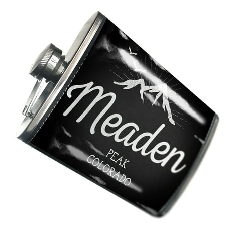 

NEONBLOND Flask Mountains chalkboard Meaden Peak - Colorado