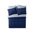 thumbnail image 4 of VCNY Home Lincoln 7-Piece Navy/Grey Solid Color Reversible Bed in a Bag, Queen, Adult, Unisex, 4 of 9