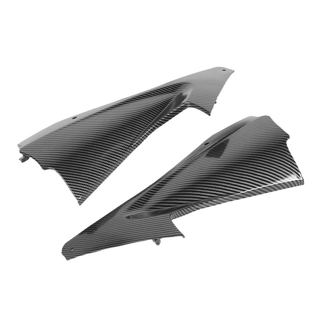 Motorcycle Fairing Insert Motorcycle Parts 2pcs Carbon Fiber Style Motorcycle Side Air Duct Cover Fairing Insert Part Fit For YZF R6 2006-2007