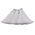 thumbnail image 1 of Jupe Mini Plissée en Tulle Uni Multi-Couches pour Femmes, Fête, Club, Cosplay, 1 of 4
