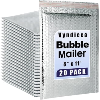 HGP #000 Poly Bubble Mailers - 4x8 Inch, 250 Pack, Self-Seal Padded Shipping Envelopes