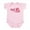 Petal Pink, variant on CafePress - Mei Mei Infant Bodysuit - Baby Light Bodysuit, Size Newborn - 24 Months