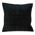 thumbnail image 1 of Parkland Collection PILE11176C Delos Housse de Coussin de Transition Carrée Noire - 20 x 20 x 0,5 Po., 1 of 1