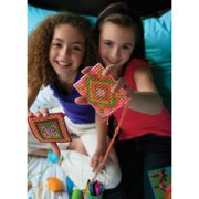 4M: Easy-To-Do - Cross Stitch - DIY Sewing Craft Kit, Create A Mini Tote Bag, Colorful Yarn, Master Stitching Techniques, Beginner-Friendly, Kids 8+
