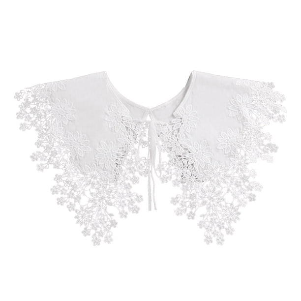 GOOHOCHY 1pc Girl Lace Capelet Decoración Delicada ropa de chal de encaje