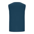 thumbnail image 5 of Rvasteizo Tank Tops for Women Casual Solid Linen Small V Neck Loose Sleeveless Light Summer Ladies Daily Loose Relaxed Camisole Blouse, 5 of 5