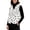 White(Womens Vests), variant on GUACER Womens Polka Dot Fleece Vest V Neck Cropped Loose Sleeveless Casual Jacket for Fall Winter