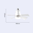 thumbnail image 2 of Lámpara de ventilador Leyfeng dividida desmontable cabezal E27 infinitamente regulable variable de 3 colores, 2 of 8