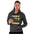thumbnail image 4 of PACMAN Saint Paddys Lucky Charm Hoodie Sweatshirt Women Men Brisco Brands 4X, 4 of 6