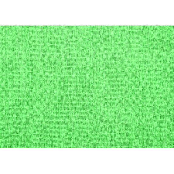 Ahgly Company Indoor Rectangle Abstract Green Contemporary Area Rugs, 4' x 6'